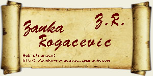 Žanka Rogačević vizit kartica